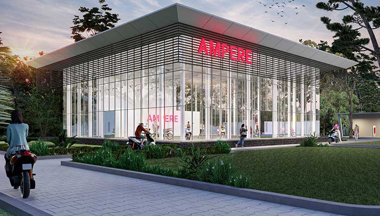 Ampere Experience Center unveiled for electric vehicles