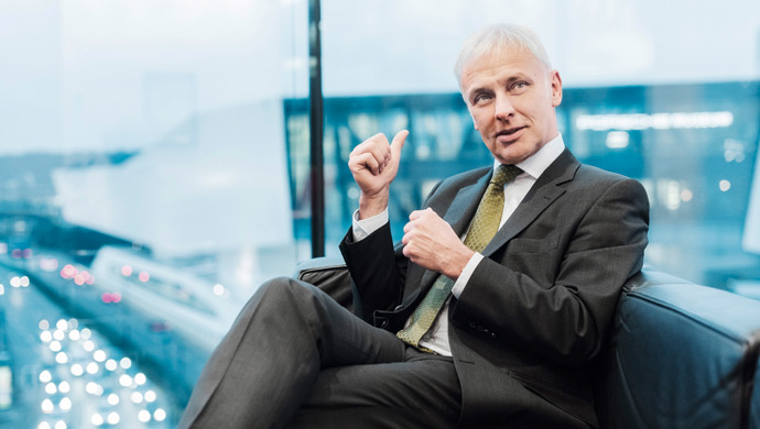 Matthias Müller, CEO of Volkswagen Aktiengesellschaft