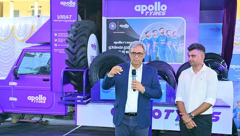The mobile store was flagged off by Rajesh Dahiya, Vice President, Commercial, Apollo Tyres Ltd at a special launch event.