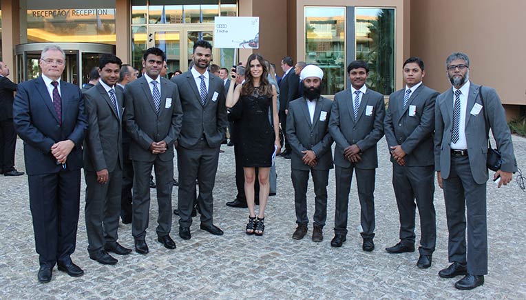 At the International final of the Audi Twin Cup 2016, two participating teams from Audi India performed exceptionally well