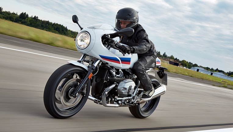 A BMW motorcycle