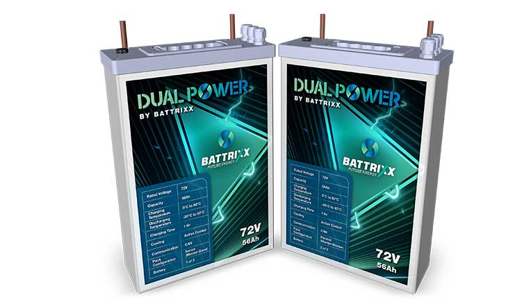 Battrixx launches dual power electric vehicle smart batteries
