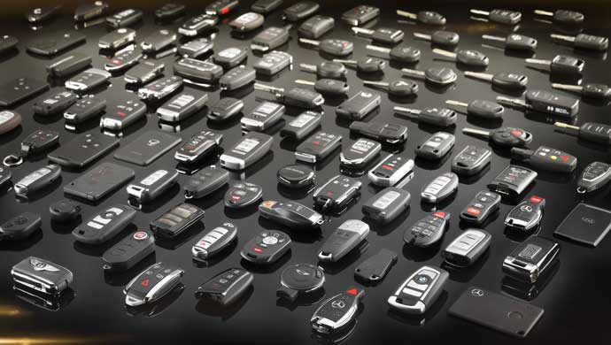 A selection of Continental keys