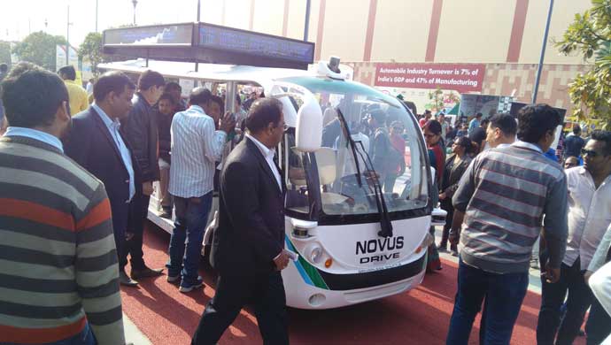 Driverless shuttle