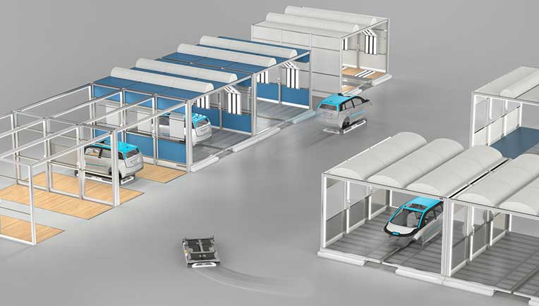 Dürr presents first automatic guided vehicles for paint shop of future