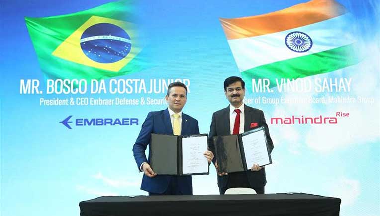 Embraer , Mahindra Group to introduce C-390 Millennium to India