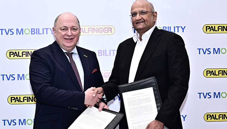 TVS Mobility Group signs MoU with Palfinger 