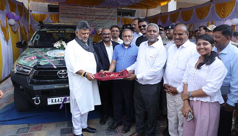 Toyota Kirloskar Motor hands over 2 Hilux to Karnataka Forest Dept