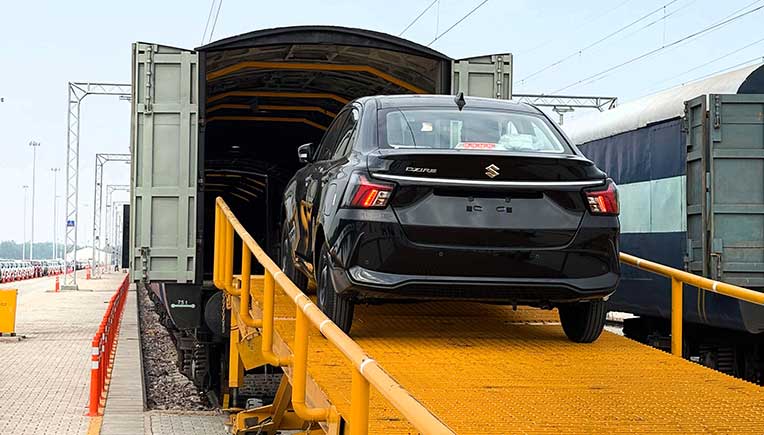 First batch of Maruti Suzuki vehicles move by rail to Anantnag 