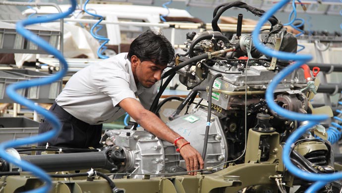 Force Motors plant in Pune; For representation purpose only