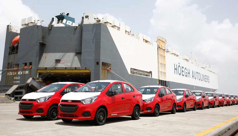 Chevrolet Beat sedans ready for exports