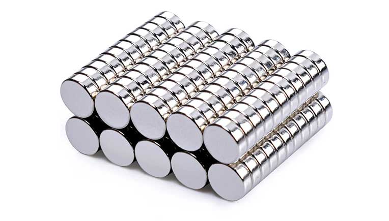 Rare earth magnets; pic for representation purpose only