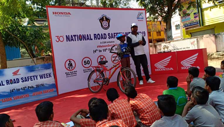 Honda 2Wheelers kick-starts National Road Safety Week 2019