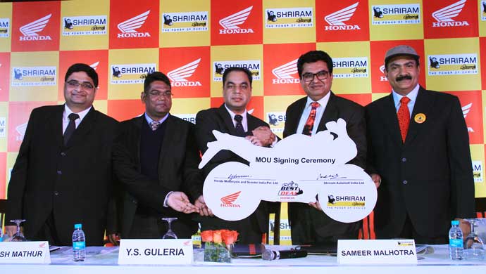 Deal signed between HMSI and Shriram Automall