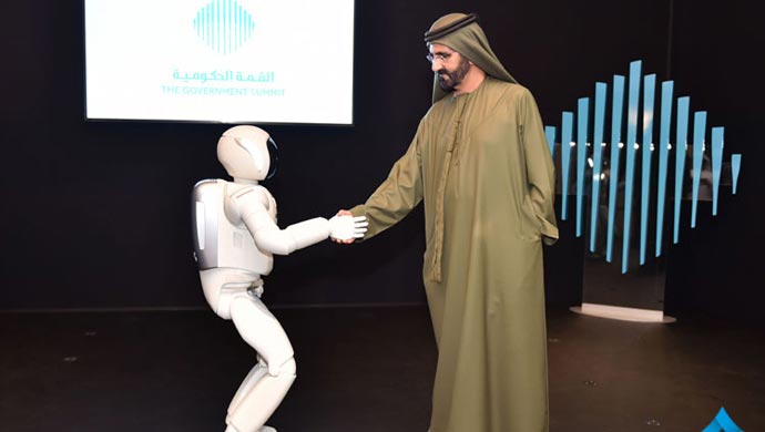 Shaking hands with Royalty in Dubai