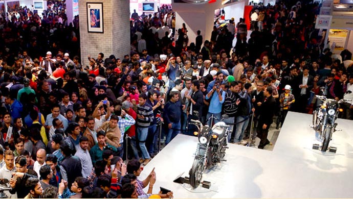 File shot of Auto Expo 2014; Pic courtesy SIAM