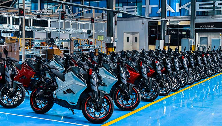 Ultraviolette F77 electric bikes; pic for representation purpose only