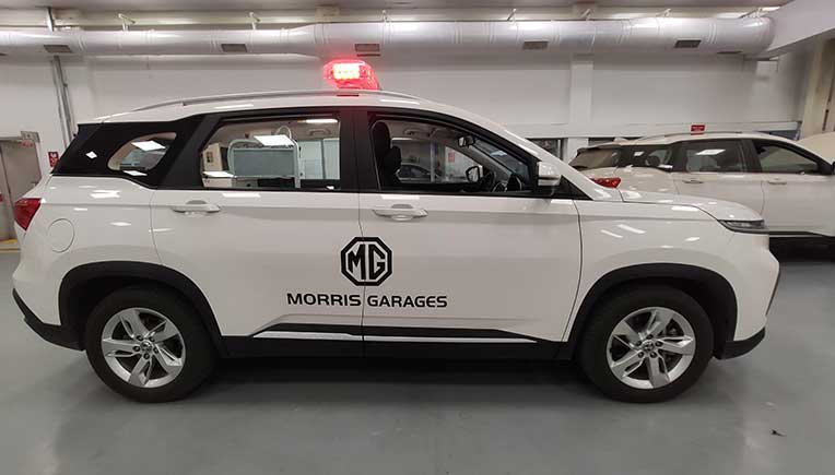 MG Hector ambulance