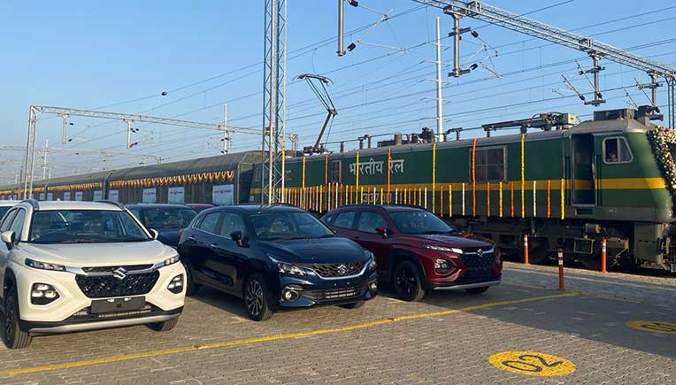 India’s first automobile in-plant railway siding at Suzuki Motor Gujarat