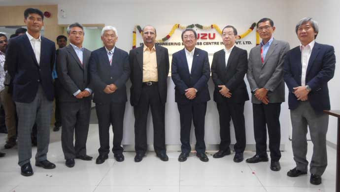 Senior management team at Isuzu Engineering Business Centre India