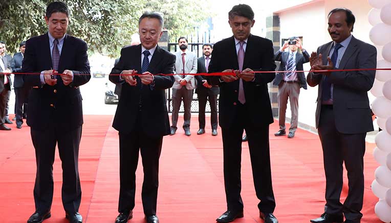 From LtoR – Ken Takashima, Deputy MD, Isuzu Motors India; Yasunao Hino, Senior VP -  Service & Customer Relations, Parts & Accessories Division and Quality Assurance Division & Capt. Shankar Srinivas