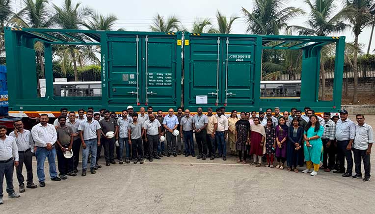 JCBL South manufactures 1,000 CSC certified containers for GE Vernova