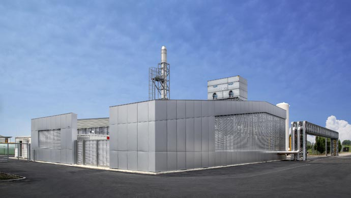The green Lamborghini plant