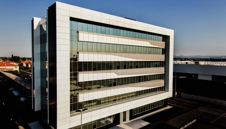 The new Lamborghini office building