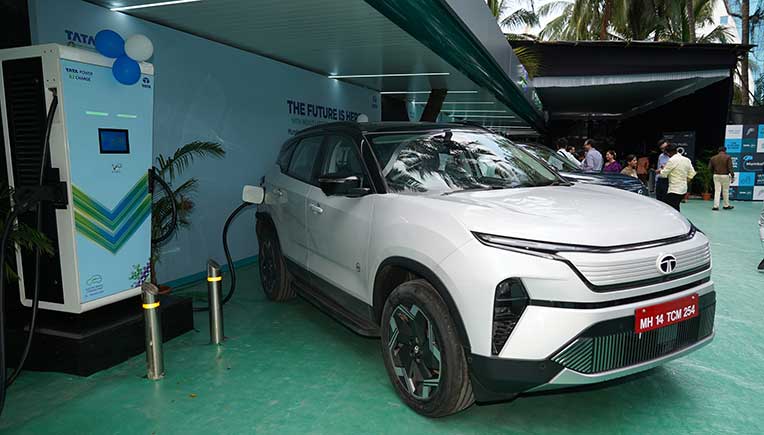 Large scale Tata.ev MegacCarger hub unveiled on World EV Day
