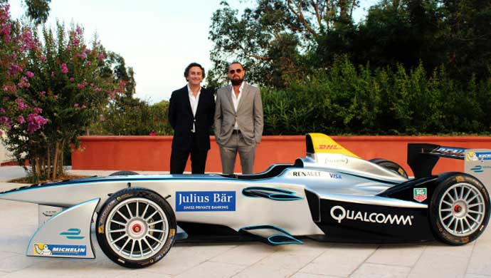 Leonardo-DiCaprio and Alejandro Agag