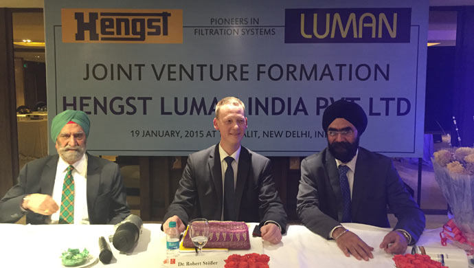 The JV agreement between Luman and Hengst