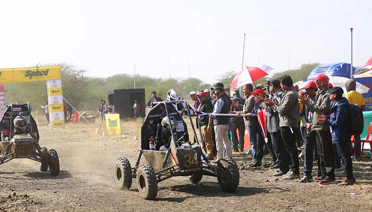  12th edition of the Mahindra BAJA SAEINDIA 2019 in progress