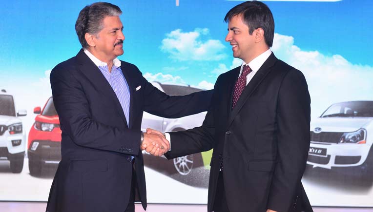 Anand Mahindra and Bhavish Aggarwal