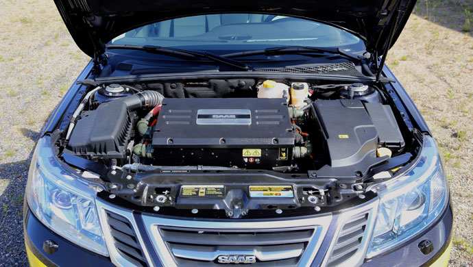 A concept e-car from Saab