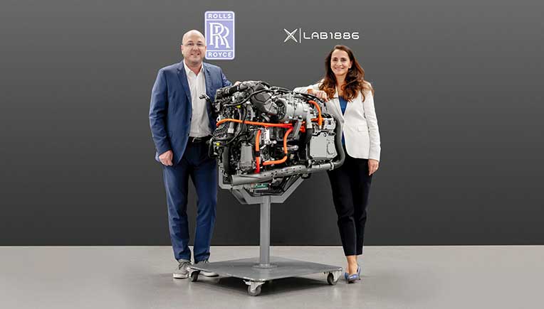Susanne Hahn, Head of Lab1886 Global; Dr Martin Teigeler, Executive Vice President R & D Rolls-Royce Power Systems
