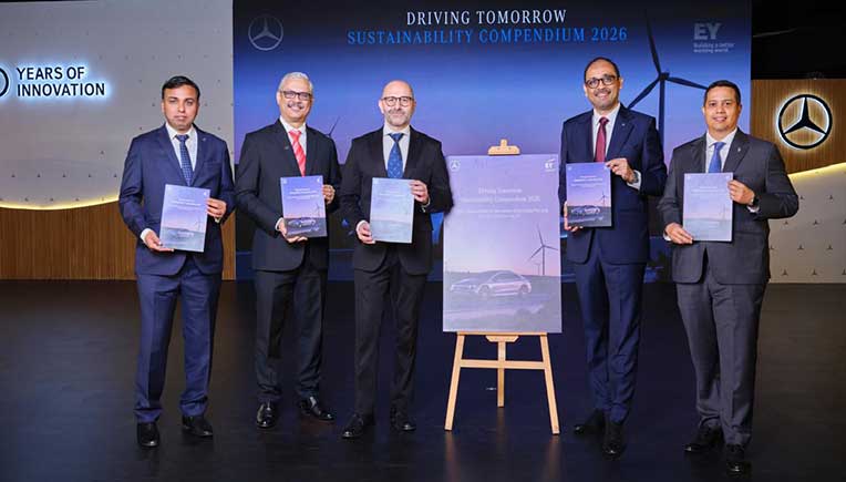 Mercedes-Benz India also launched its first-ever ‘Sustainability Compendium Report 2026’ 