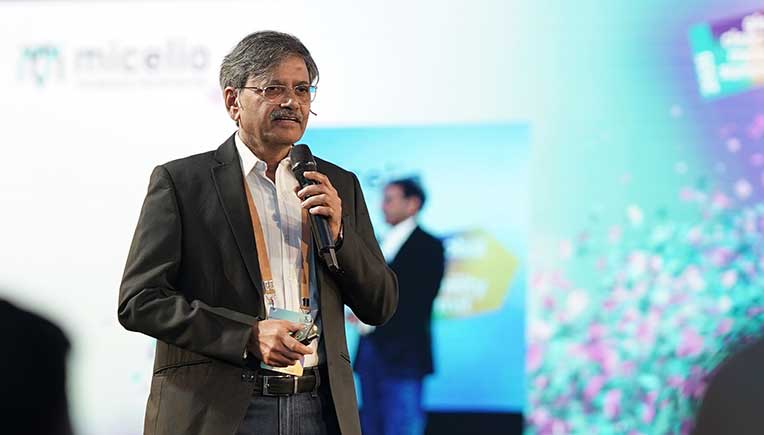 Raman CV, Member of the Executive Committee, Maruti Suzuti India Ltd speaking during the event