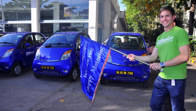 Zoomcar offers the Nano for Rs 19 per hour