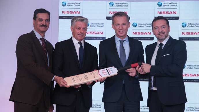 Nissan sponsors global cricket events in major ICC partnership deal