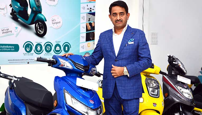 Jeetender Sharma, MD and Founder of Okinawa Autotech
