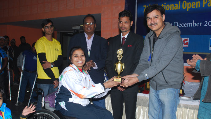 Pankaj Dubey with a winner