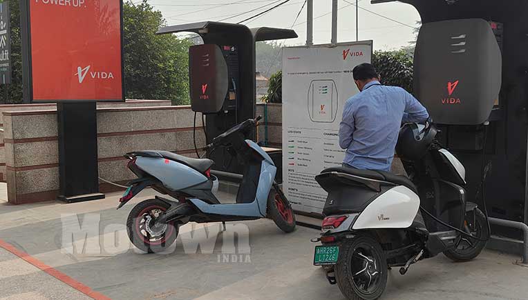 A Hero Vida charging point