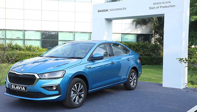 Skoda Slavia mid-size sedan rolls off production line in Chakan
