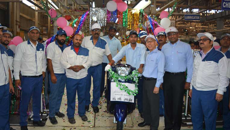 Suzuki Motorcycle India team 