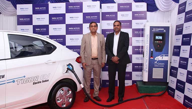 Tata Power, Tata Motors join hands to install e charging stations