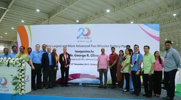 Amara Raja commissions 17 million capacity battery plant in AP