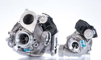 BorgWarner unveils R2S turbocharging system with 2 VTG turbochargers 