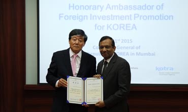 Dr Pawan Goenka is envoy of Foreign Investment Promotion for Korea