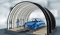  Durr’s EcoReflect, an innovative light tunnel to check paint finish