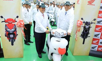 HMSI  inaugurates 4th assembly line in Karnataka plant